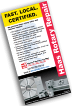 Productivity Rotary Table Repair Brochure Image