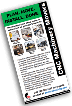 Productivity CNC Machine Moving Brochure Image