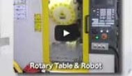 Nikken Rotary Table on Fanuc Robodrill & Robot - Rotary Table & Robot