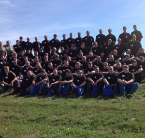 Outdoor group picture at the Oktoberfest Tool Show