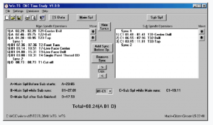 Citizen Cincom CNC fixed & sliding headstock swiss automatic lathesWINTS Time Estimating Software