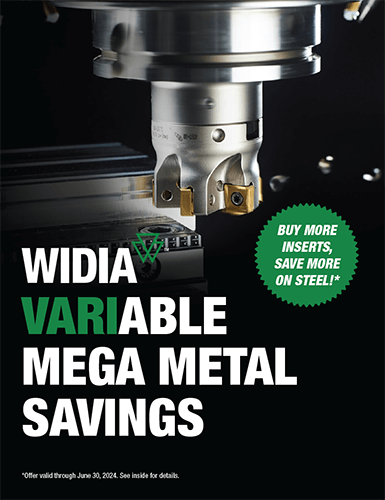 Widia Variable Megal Metal Savings